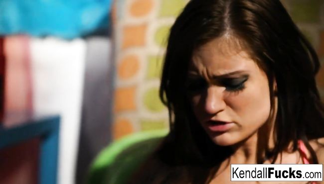 Kendall Karson plays with her amazing tits and tight wet pussy