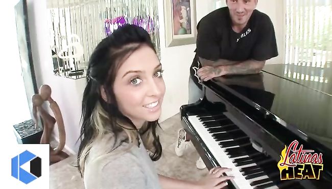 Pretty Latina Takes a Big Cock