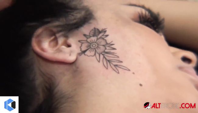 Newbie Jada Cruz Adds to her Ink Collection With a Face Tattoo and Hard Fucking
