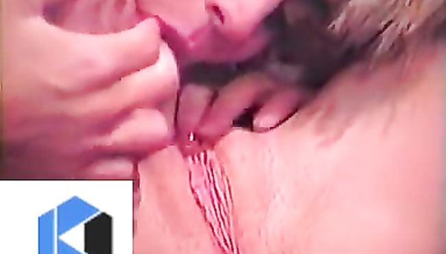 Lesbian mouth petting dripping nub