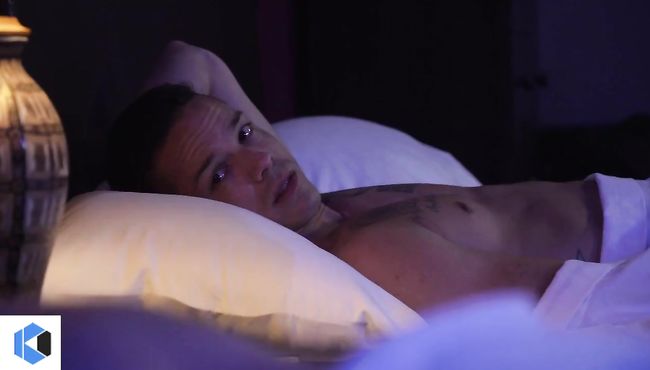 Instead of jerking off stud wraps lips around neighbor's boner