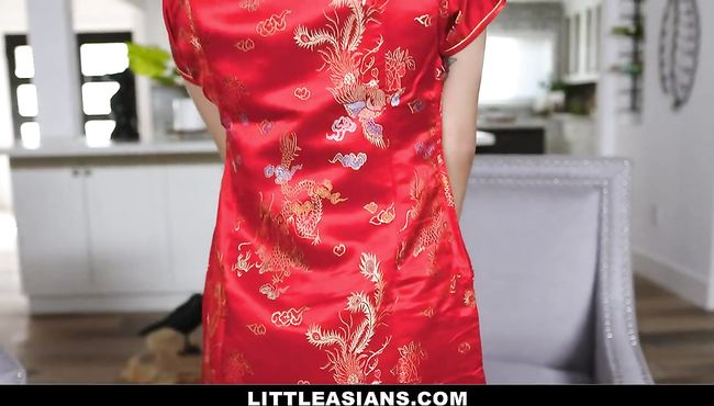Red Dress Asian Seductress
